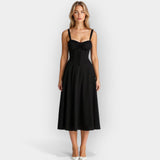 Gabriela | Rochie midi cu corset