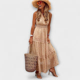 Lola | Rochie maxi din dantelă boho