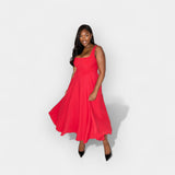 Siret | Rochie midi cu linie A
