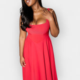 Siret | Rochie midi cu linie A