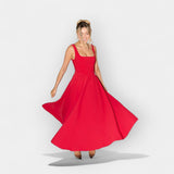 Siret | Rochie midi cu linie A