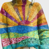Maarja | Cămașă tricotată cu guler înalt și design delicat