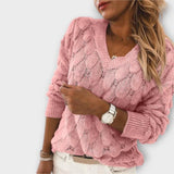 Riina | Pulover cu guler tip decoteu Noemier