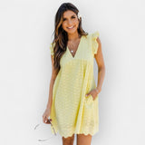 Valentina | Rochie de vară cu pantaloni scurți și buzunare