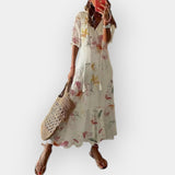 Hele | Rochie maxi cu un aer boho