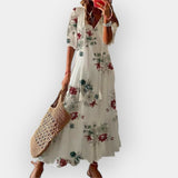 Hele | Rochie maxi cu un aer boho