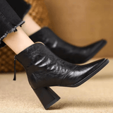 Ingrid | Cizme elegante cu toc mediu